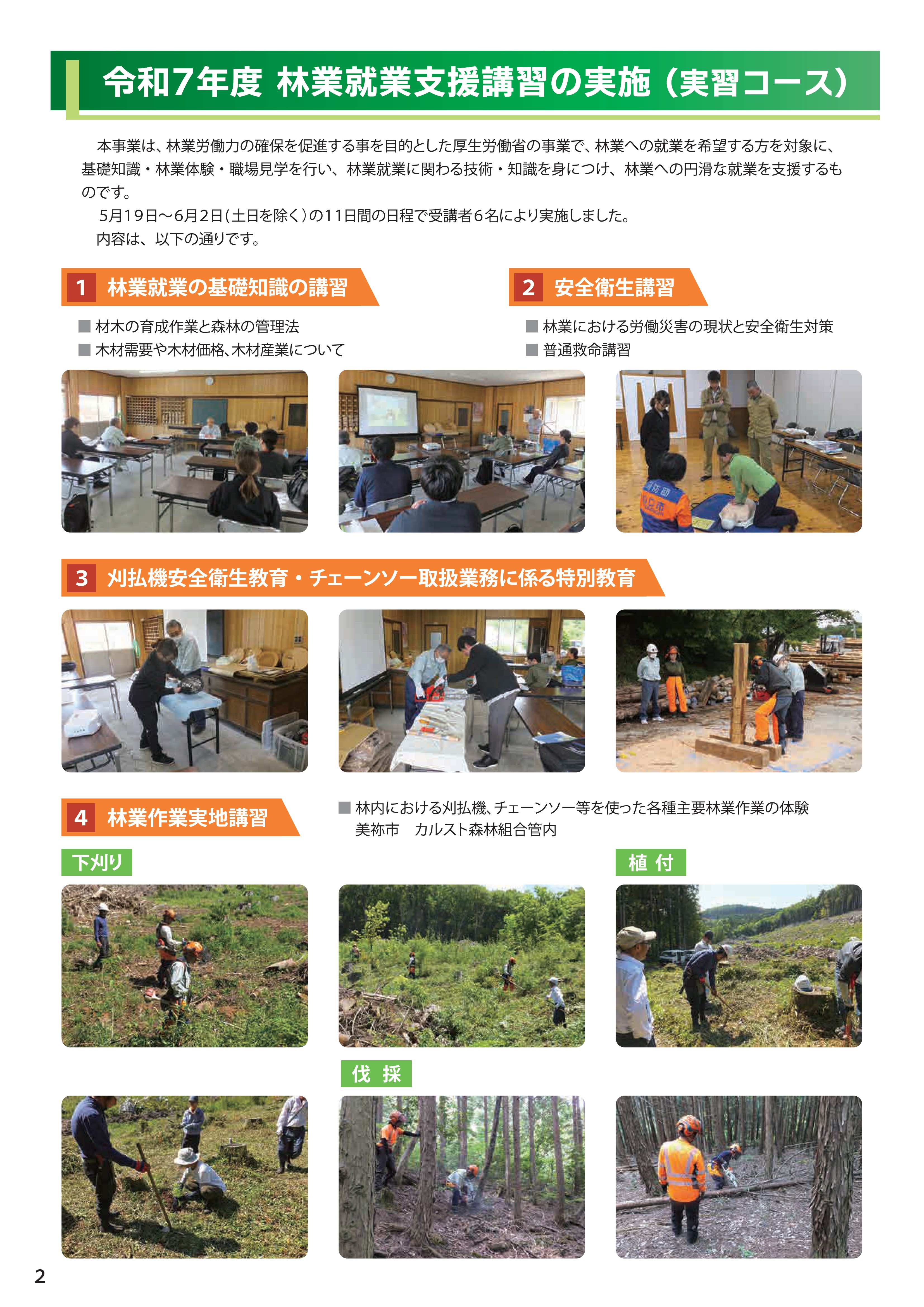 やまぐち林業雇用だより